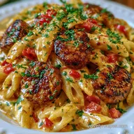 Creamy Cajun Pasta Andouille Sausage