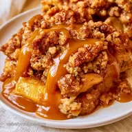 Caramel Apple Crisp for 8 Servings
