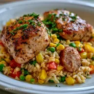 Chicken Andouille Sausage Rice Recipe in 45 Minutes