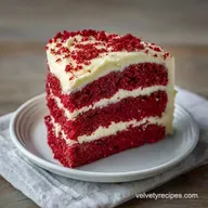 Easy Red Velvet Cake Recipe for 15 Slices