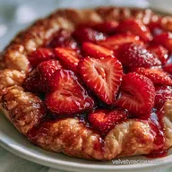 Fresh Strawberry Galette for 8 Servings