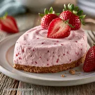 Frozen Strawberry Cream Dessert: Creamy