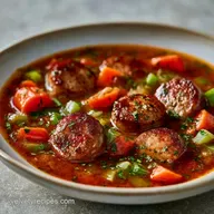 Andouille Sausage Soup: One-Pot