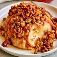 Healthy Baked Apples with Almond Butter