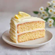 Lemon Velvet Cake Recipe with Buttermilk