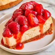 No Bake Strawberry Cheesecake: 40 Min