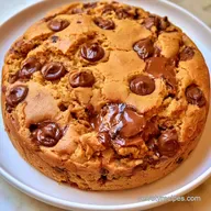 Peanut Butter Chocolate Chip Cake for 15