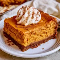 Pumpkin Spice Cheesecake Bars for 16