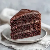 Rich Chocolate Velvet Cake (24 Servings)