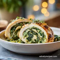 Spinach Stuffed Chicken: Golden and Molten
