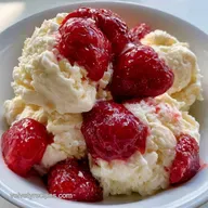 Strawberries Vanilla Ice Cream: Creamy