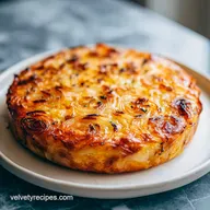 Traditional Onion Cake with Smoky Filling
