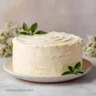 Vanilla Velvet Layer Cake: Silky