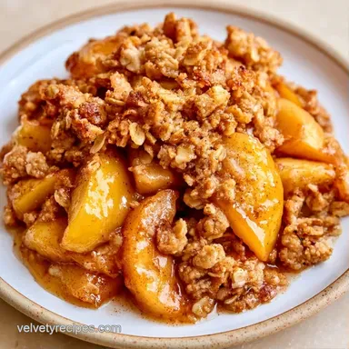 Air Fryer Apple Crisp in 20 Minutes Recipe Card