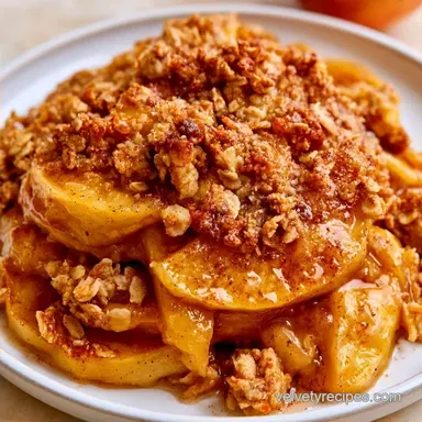 Air Fryer Apple Crisp in 20 Minutes