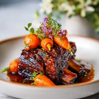 Asian Beef Short Ribs for 4 Servings