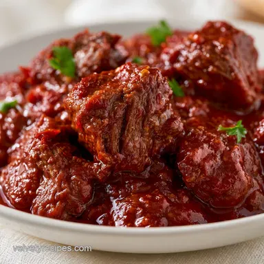 Chili Colorado: Slow-Cooked and Tender
