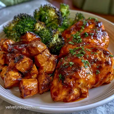 Buffalo Chicken Sweet Potato Bowl for 4