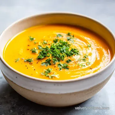 Carrot Potato Soup for 5 Servings