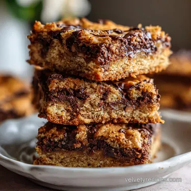 Congo Bars Recipe: Oven-Only Caramelized Golden Bake Recipe Card