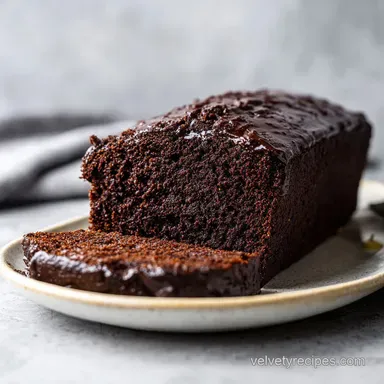 Chocolate Fudge Bread for 10 Servings Recipe Card