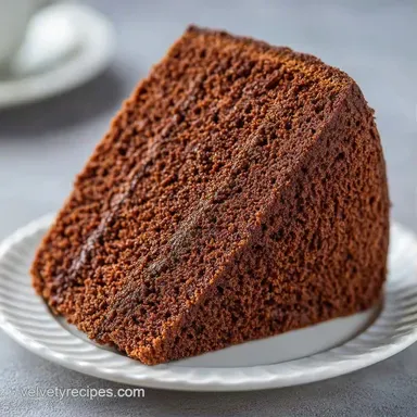 Chocolate Velvet Sponge Cake in 40 Minutes Recipe Card