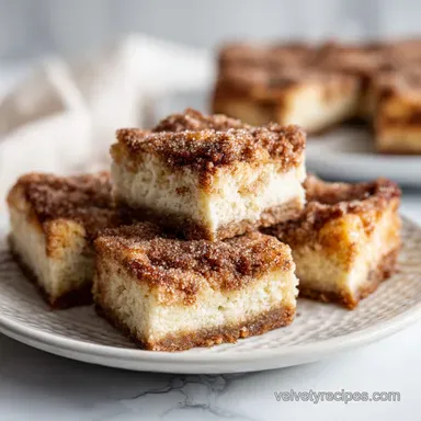 Cinnamon Sugar Cheesecake Bars in 45 Minutes Recipe Card