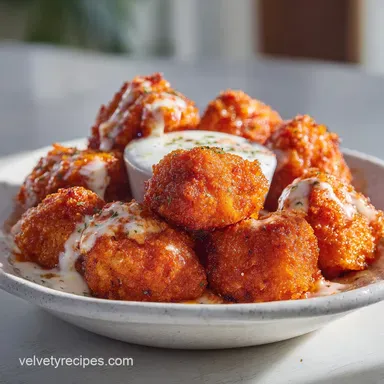 Cowboy Butter Chicken Bites Recipe for 4 Servings Recipe Card