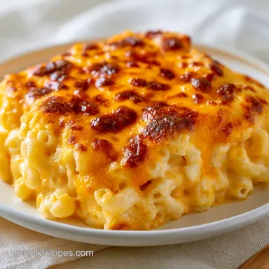 Creamy Baked Macaroni And Cheese for 8