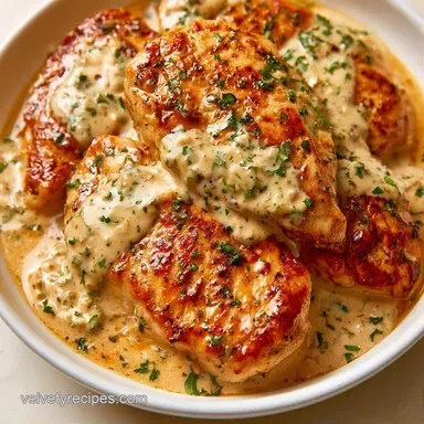 Boursin Chicken in 30 Minutes Recipe Card
