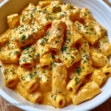 Pumpkin Pasta in 25 Minutes Recipe Card