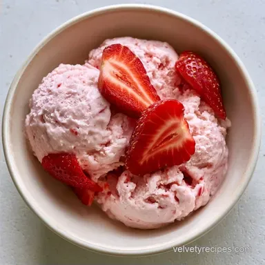 Easy Strawberry Ice Cream Recipe