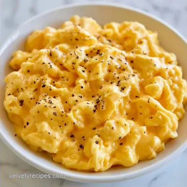 Creamy Velvet Breakfast Eggs in 6 Minutes