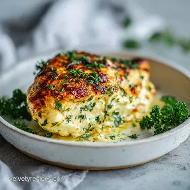 Easy Baked Ricotta Chicken for 4 Servings