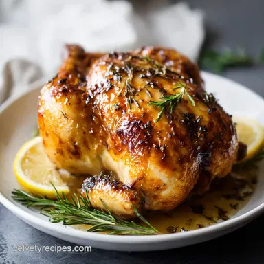 Easy Rosemary Lemon Roasted Chicken That Tastes Amazing