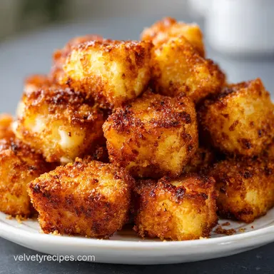 Fried Cheese Bites for 6 Servings Recipe Card
