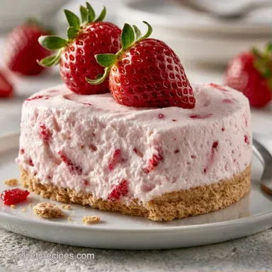 Frozen Strawberry Cream Dessert: Creamy Recipe Card
