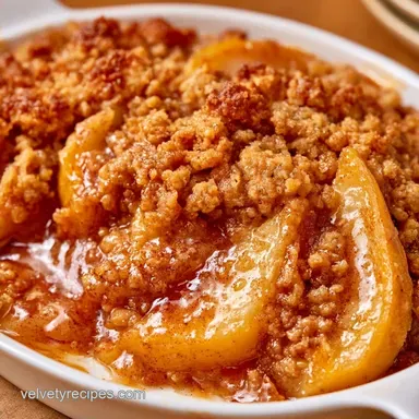 Pear Crisp with Almond Flour