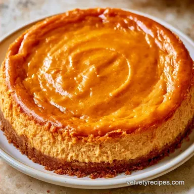 Gluten-Free Pumpkin Cheesecake for 12