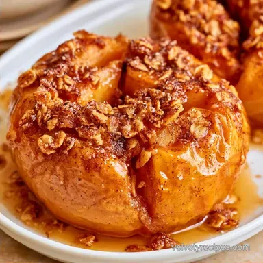 Healthy Baked Apples with Oats
