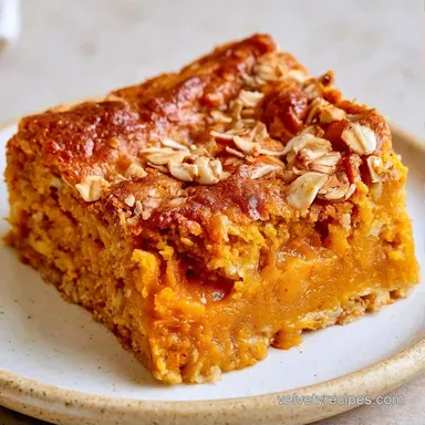 Pumpkin Cinnamon Bars in 35 Minutes Recipe Card