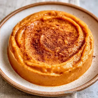 Pumpkin Pudding with Coconut Milk