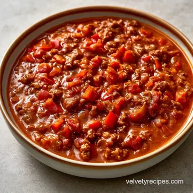 Pumpkin Chili in 55 Minutes Recipe Card