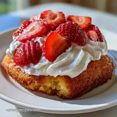 Homemade Strawberry Shortcake: 8 Serves Recipe Card