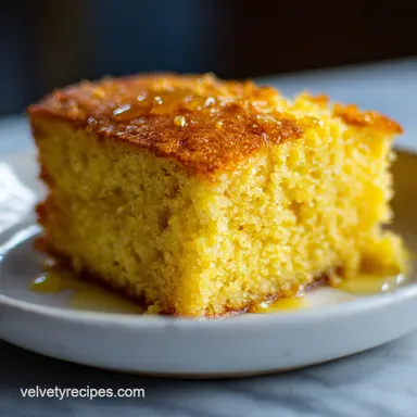 Honey Butter Cornbread Recipe: Tender Crumb