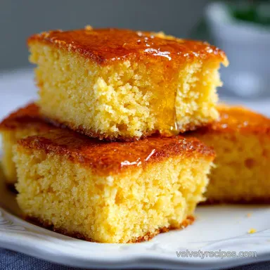 Honey Butter Cornbread in 30 Minutes Recipe Card