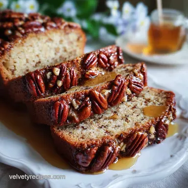 Honey Butter Sweet Alabama Pecan Bread (45 Min) Recipe Card