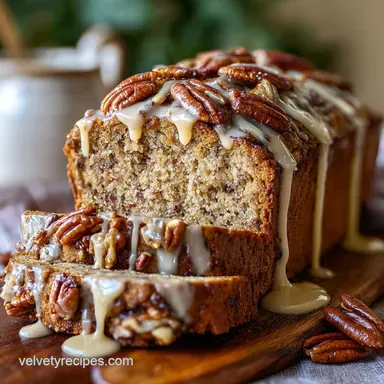 Honey Butter Sweet Alabama Pecan Bread (45 Min)