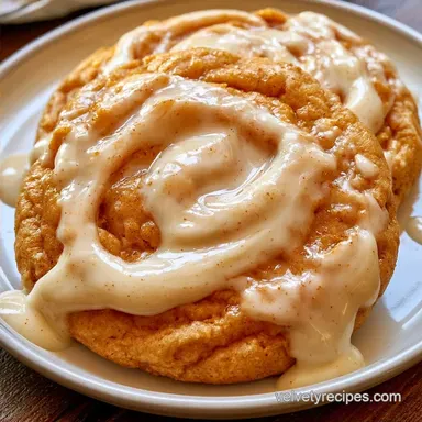 Iced Pumpkin Cookies in 32 Minutes