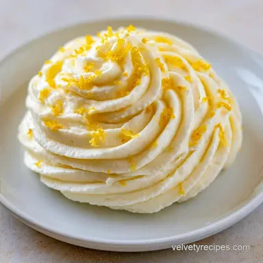 Lemon Velvet Frosting in 15 Minutes